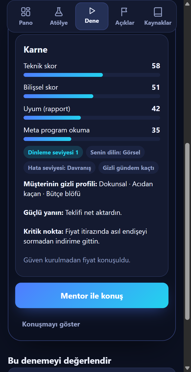 Karne ekranı