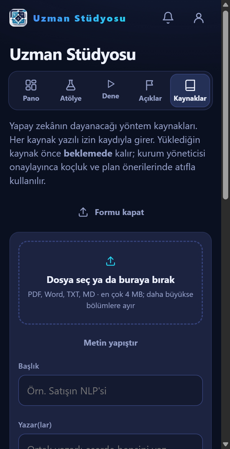 Kaynak yükleme